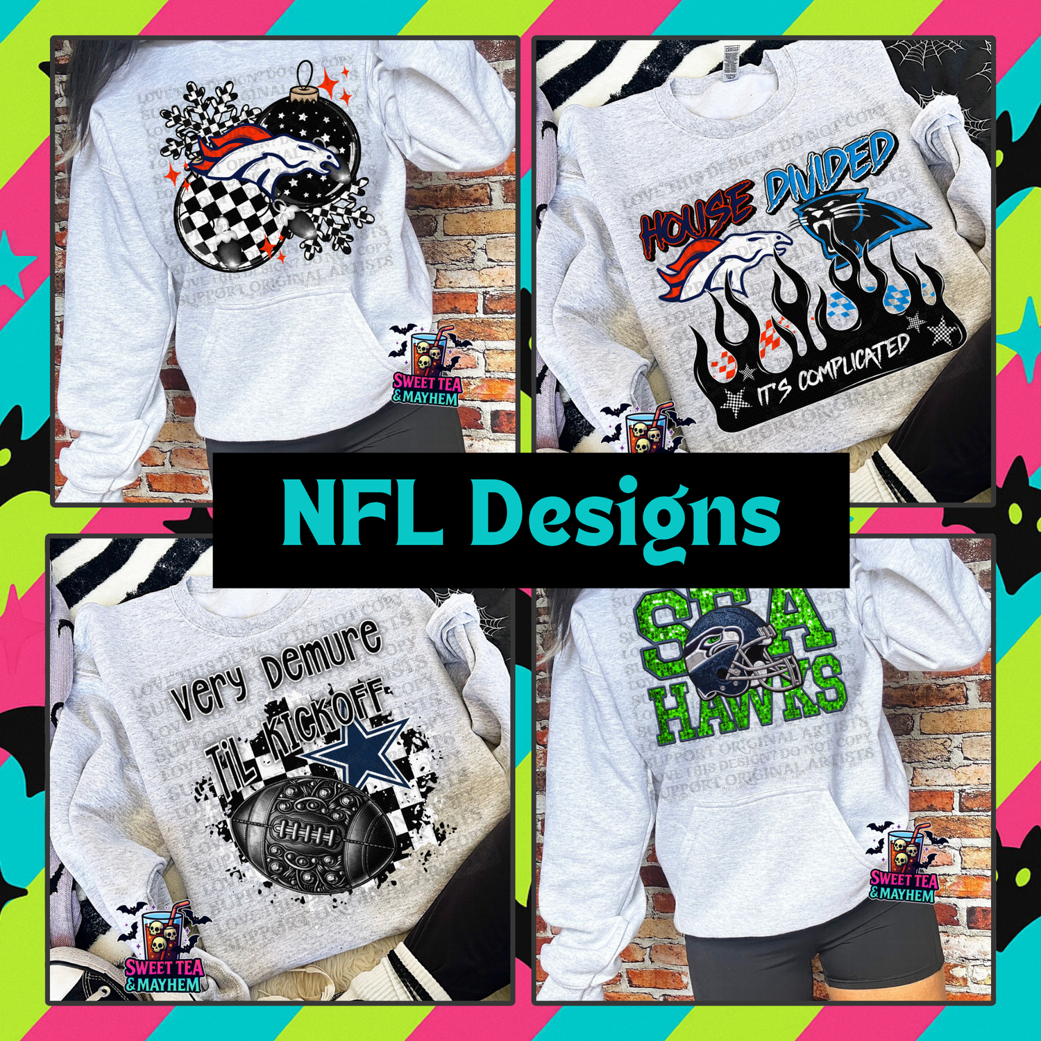 NFL Hoodies/ Crew Neck