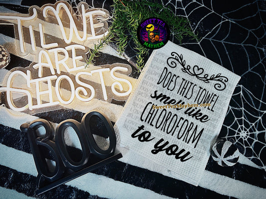 Does This Towel Smell Like Chloroform To You - Heart