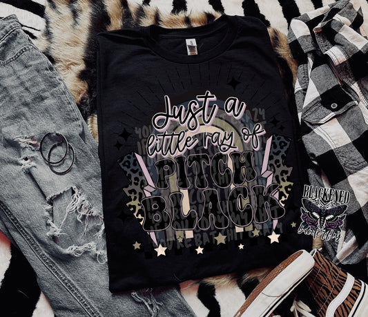 Just A Littlr Ray Of Pitch Black