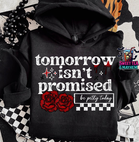 Today Isn’t Promised Be Petty Today