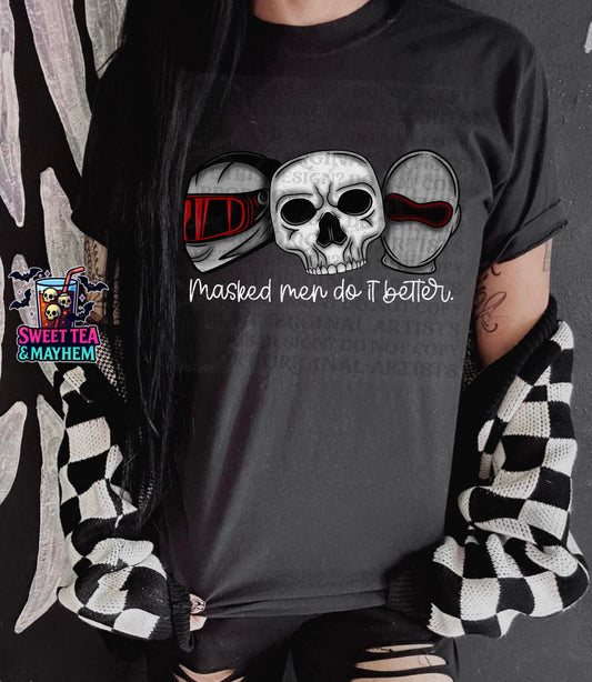 Masked Men Do It Better (Red Helmet)