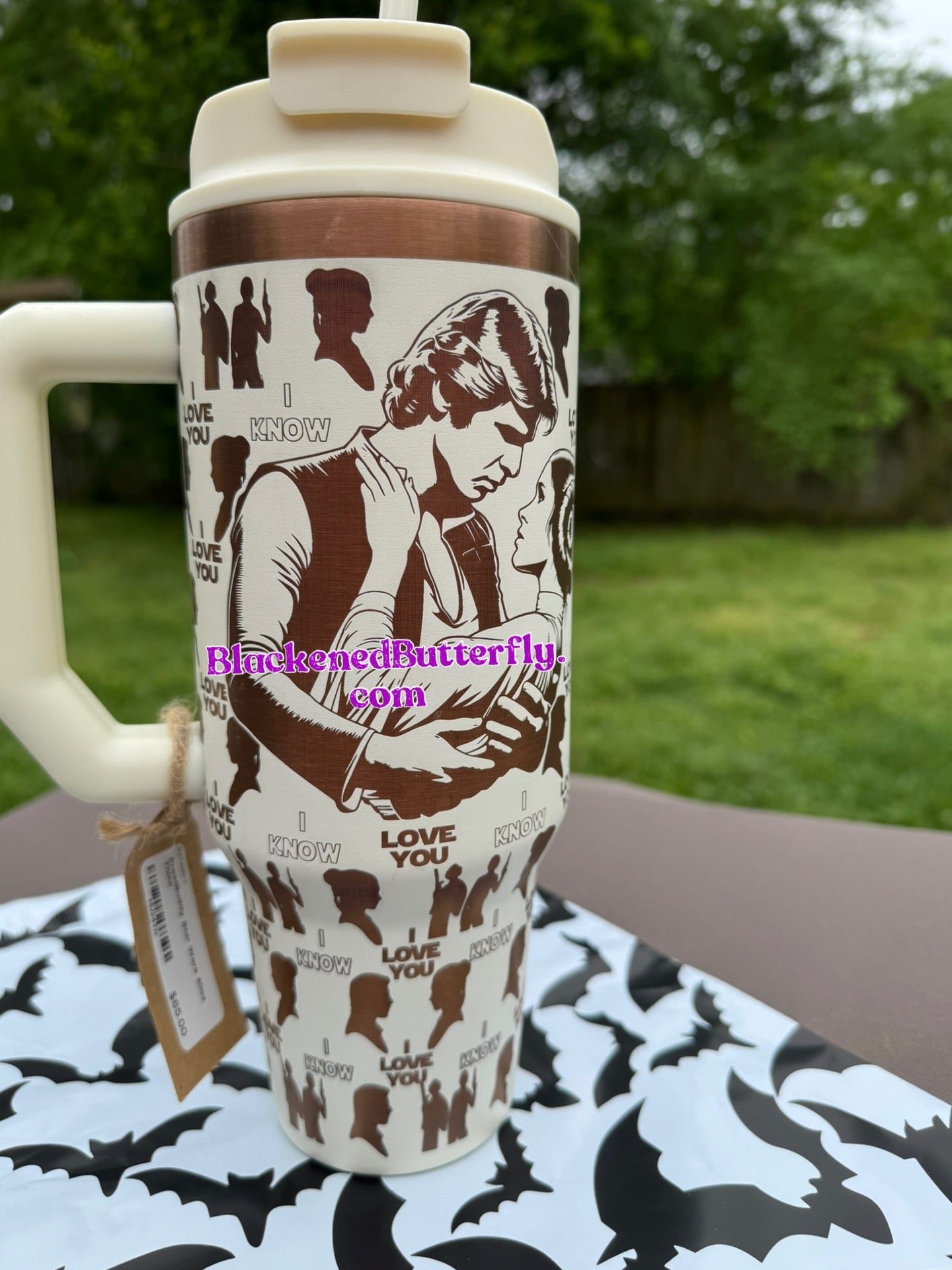 I love you, I know Engraved Tumbler