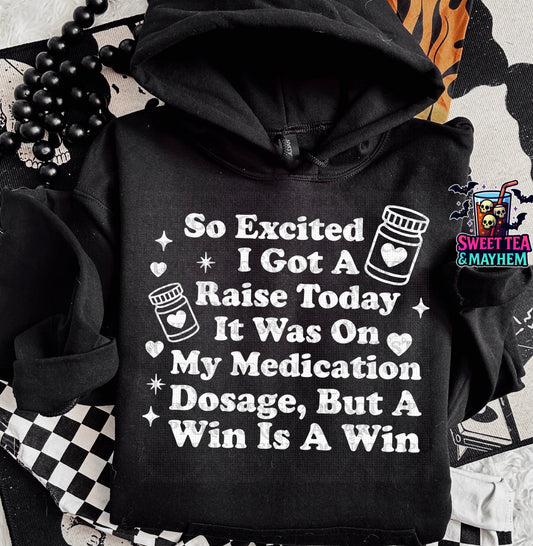 Excited I got a raise Today…Medication dosage