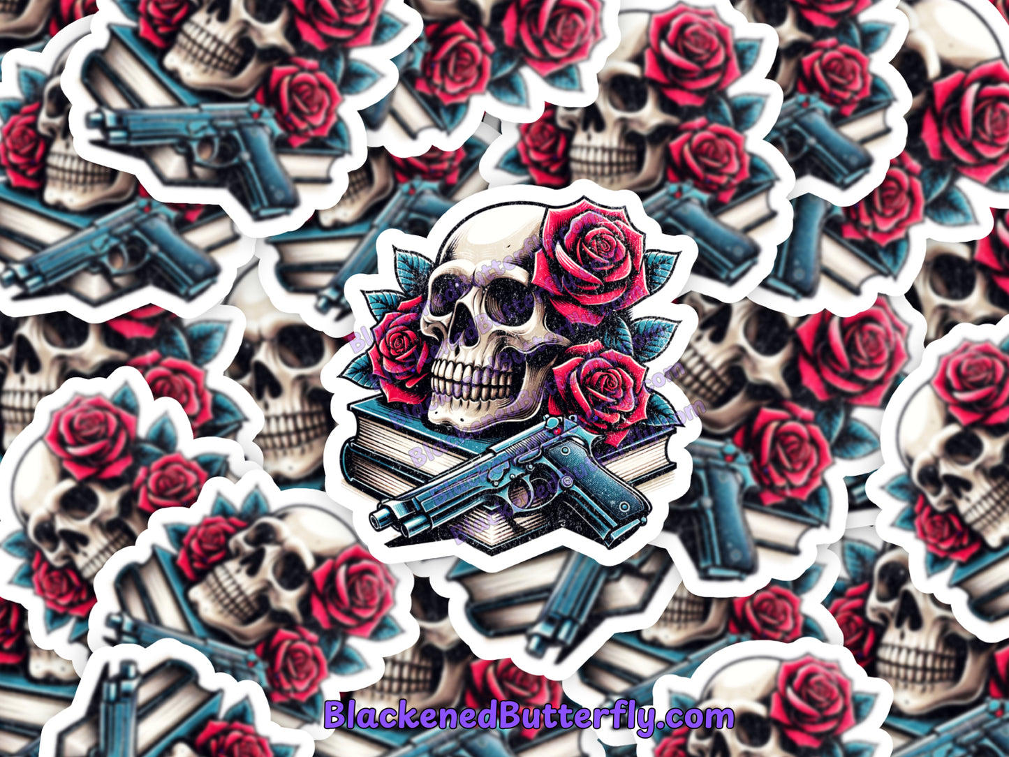 Books & Gun
