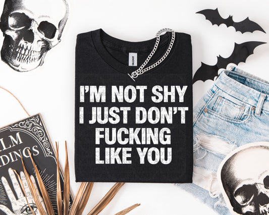 I’m Not Shy