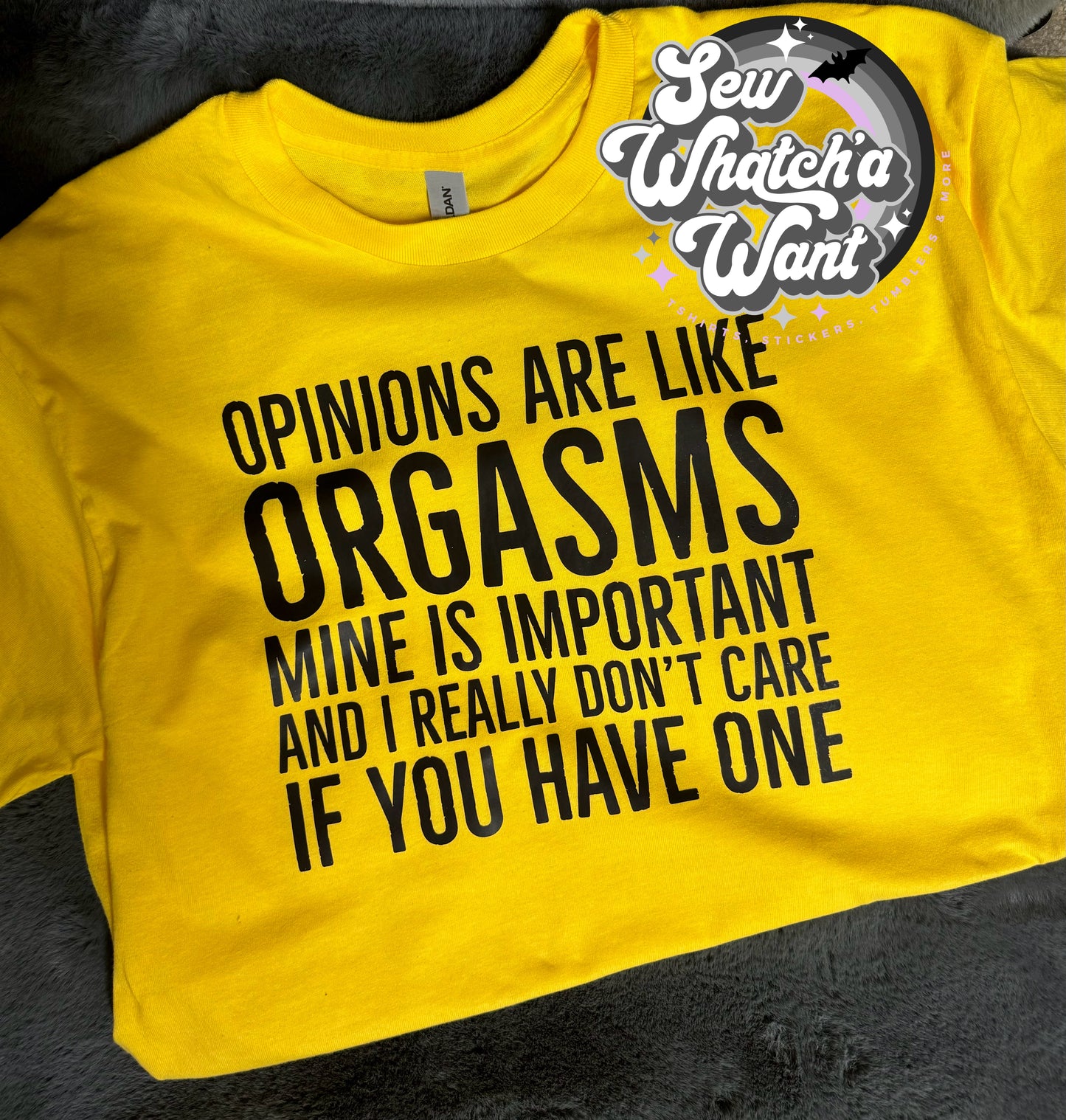 Opinions are like Orgasms