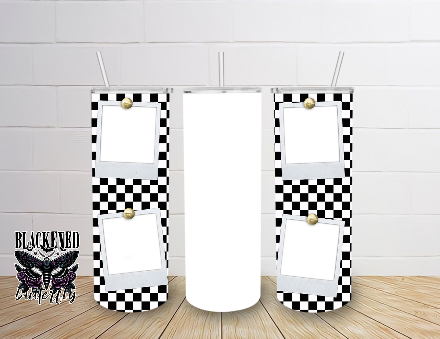 *Custom* Polaroid Photo Checkered