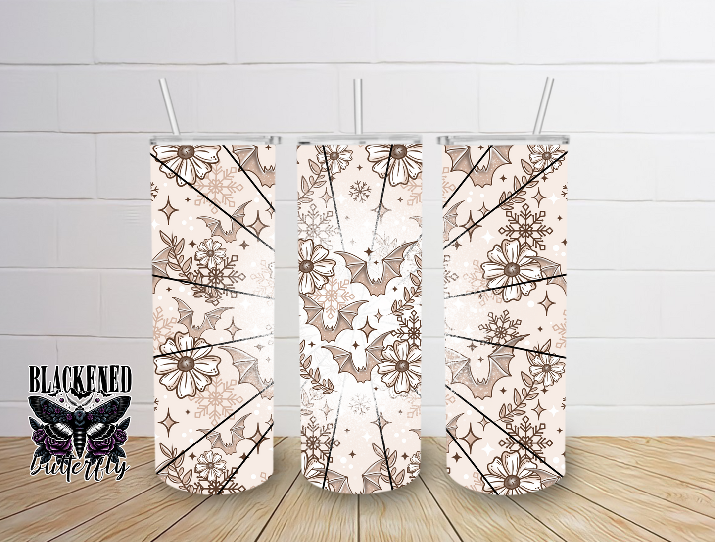 Neutral Floral Bat
