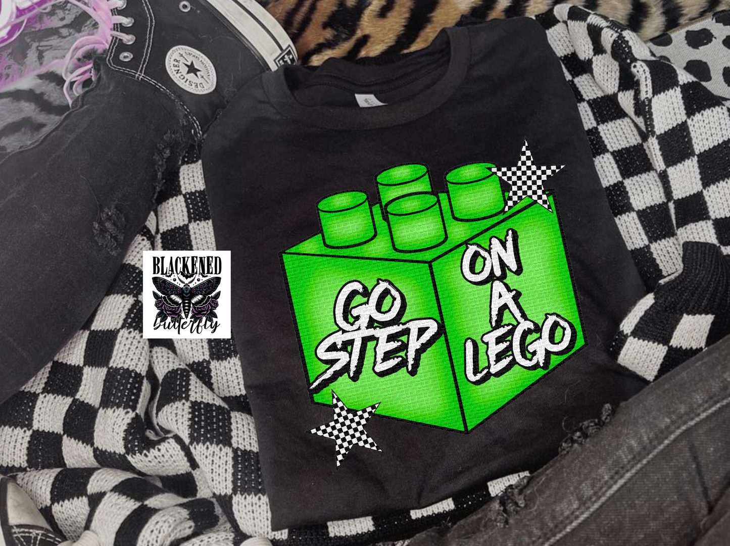 Green- Step On A Lego