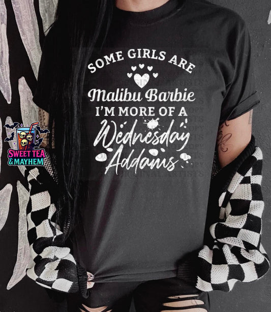 Malibu Barbie vs Wednesday Addams