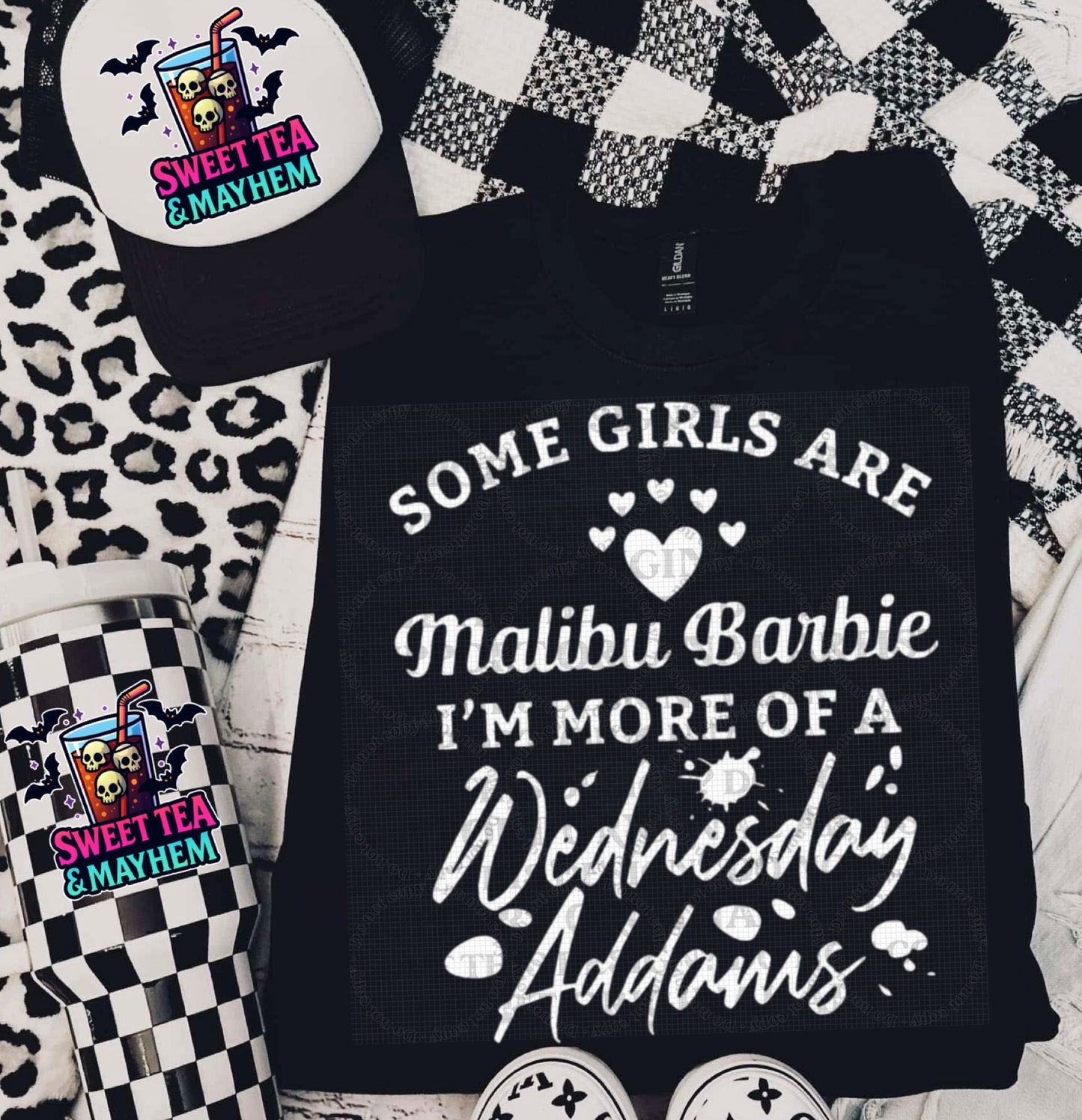 Malibu Barbie vs Wednesday Addams