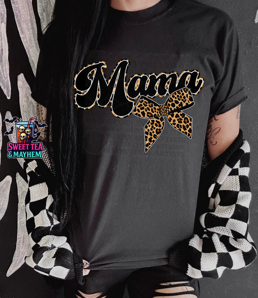 Mama Bow Leopard