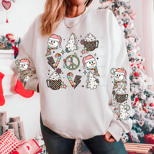 Snowman & Hot Chocolate Collage