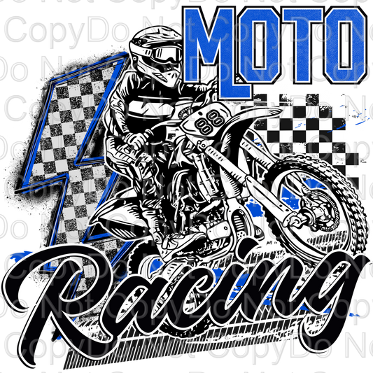 Moto racing (Blue)