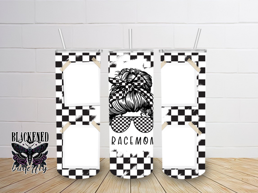 *Custom* Race Mom Checkered